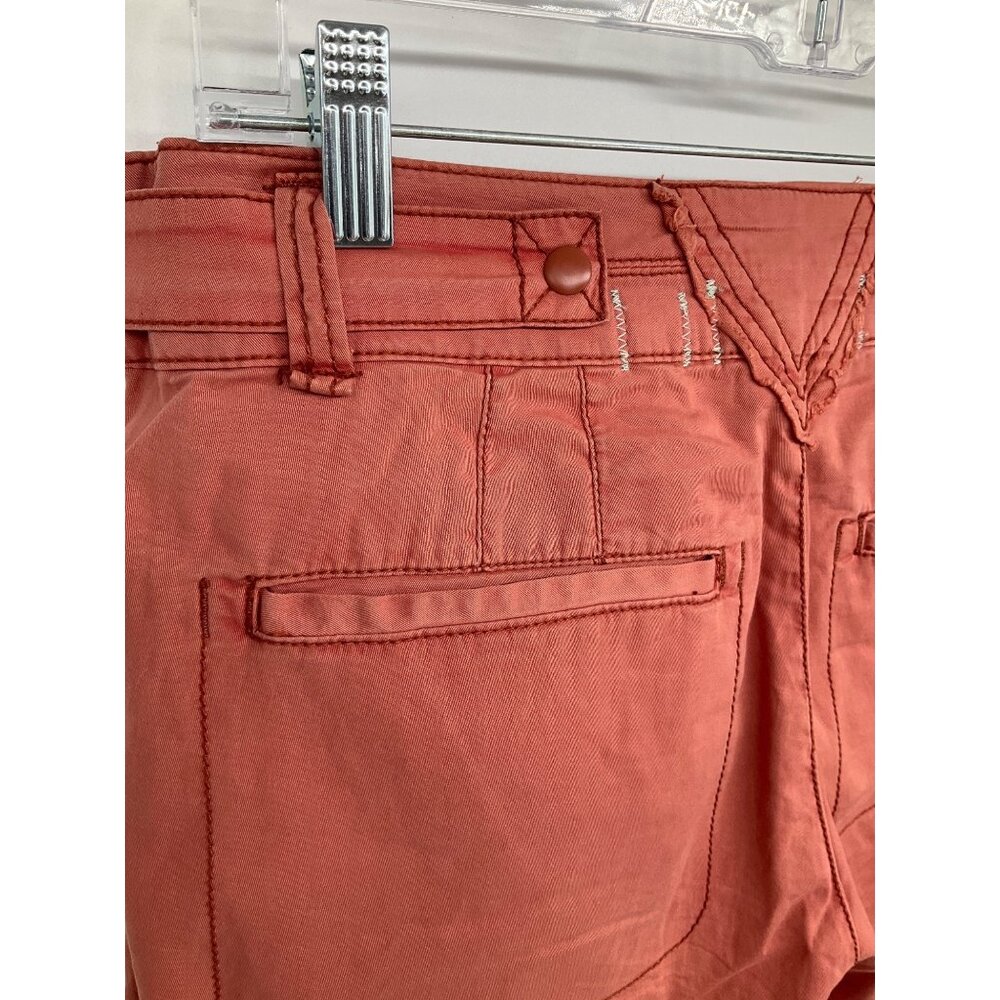 Anthropologie Size 27 Hei Hei Stretch Cotton Wide Leg Crop Chino Pants - Picture 11 of 12